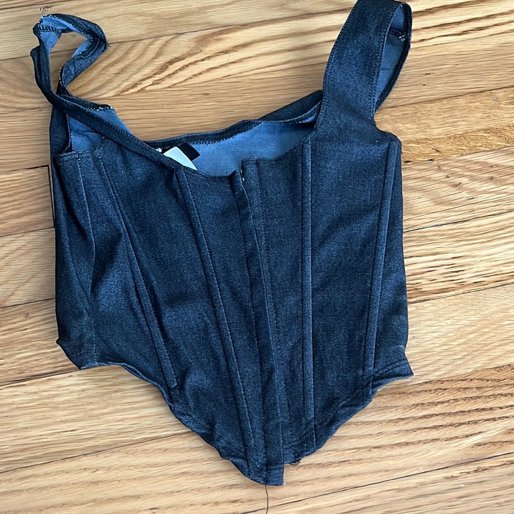 Dark blue top